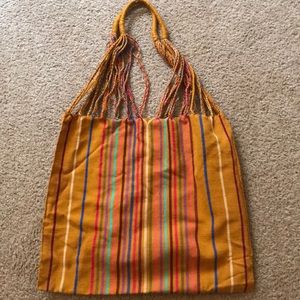 Striped bag